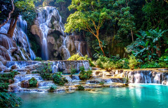 Laos Cambodia tour 20 days from Thailand to Angkor and beach