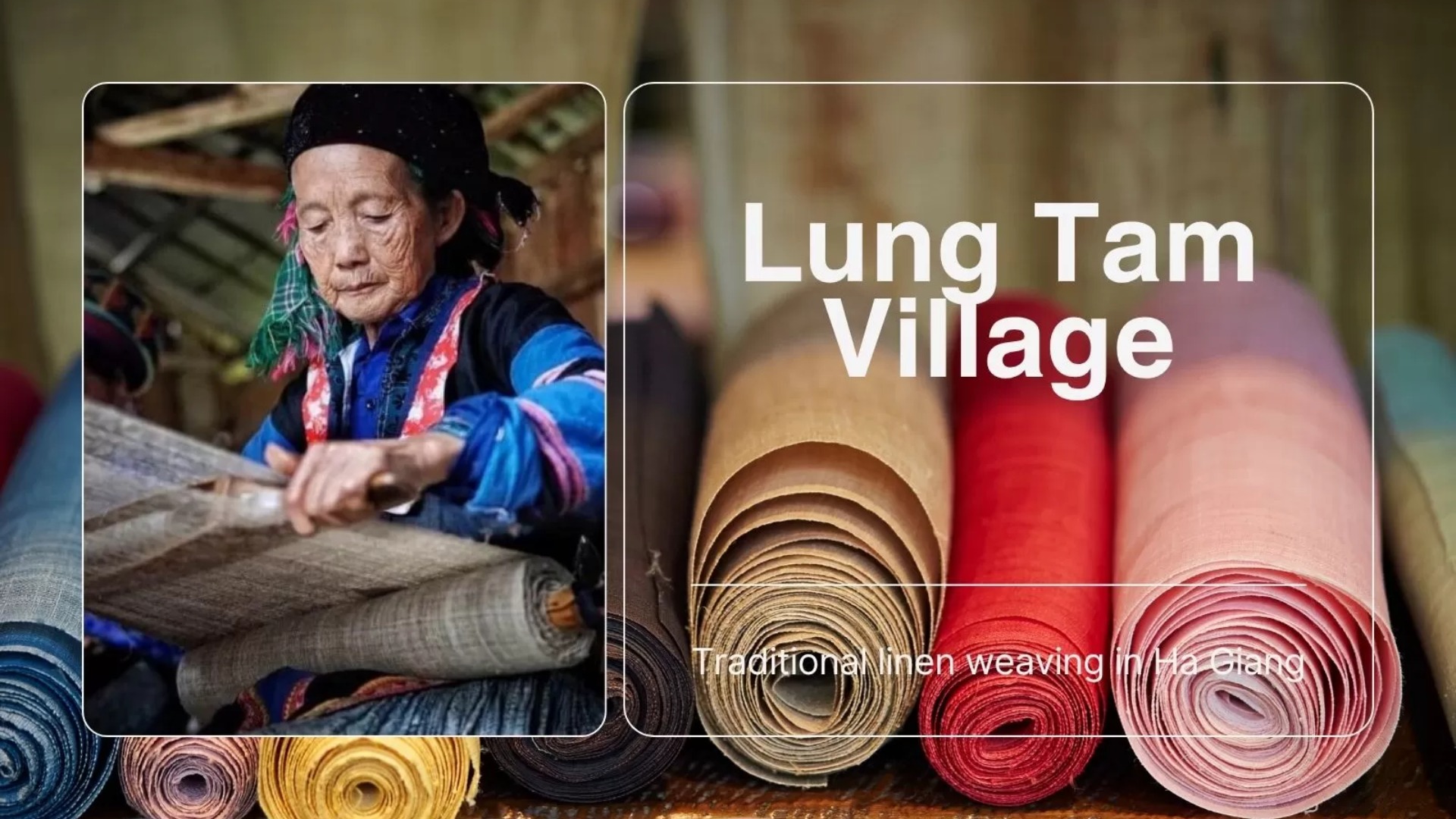Lung Tam Village: Traditional linen weaving in Ha Giang