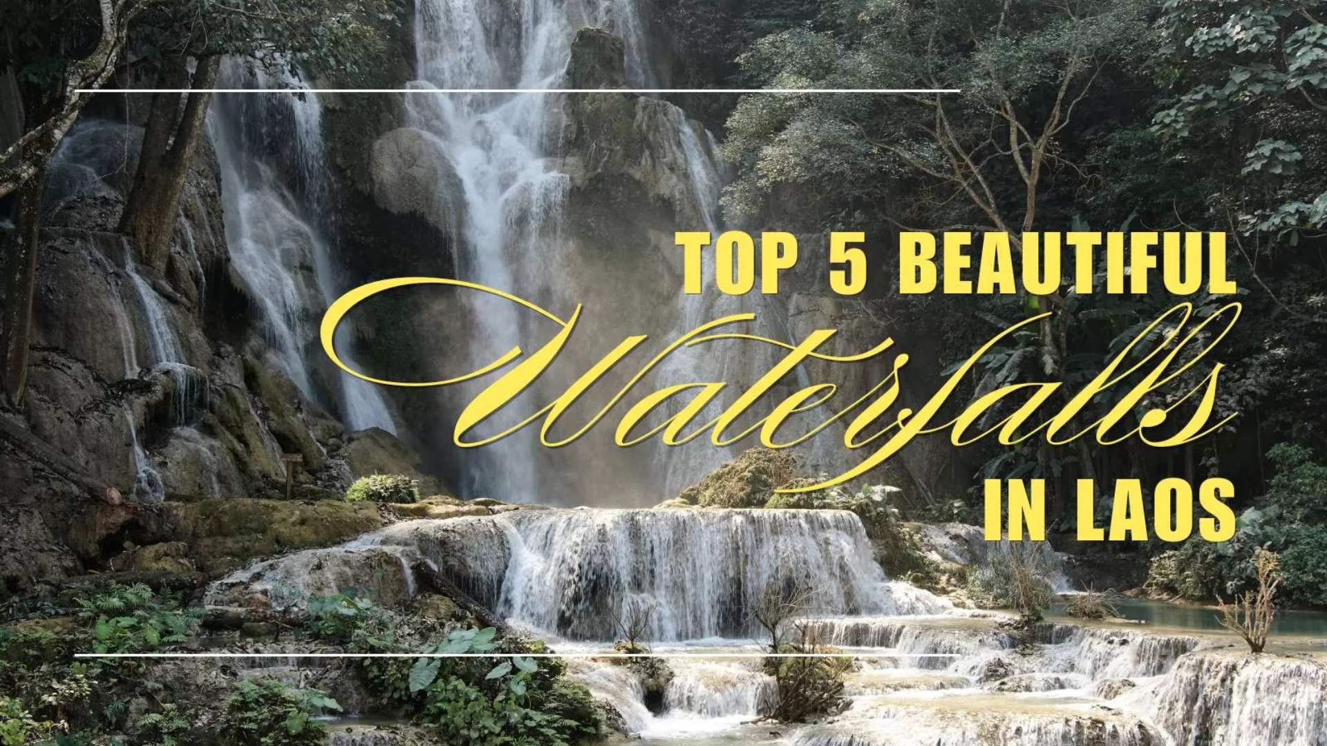 Waterfalls in Laos