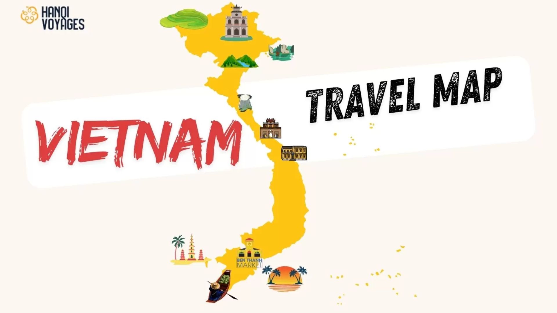 Vietnam travel map: Your ultimate guide by region