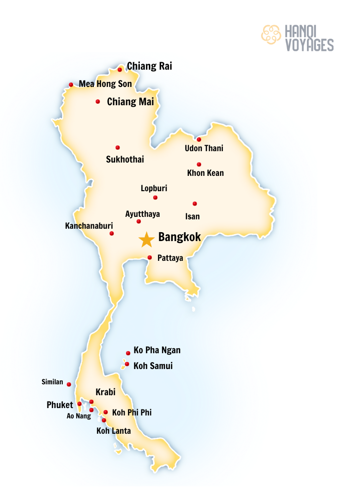 map thailand