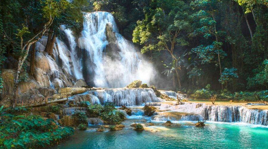 Kuang Si waterfall Kuang Si waterfall - Laos tour 10 days The Ethnic Groups