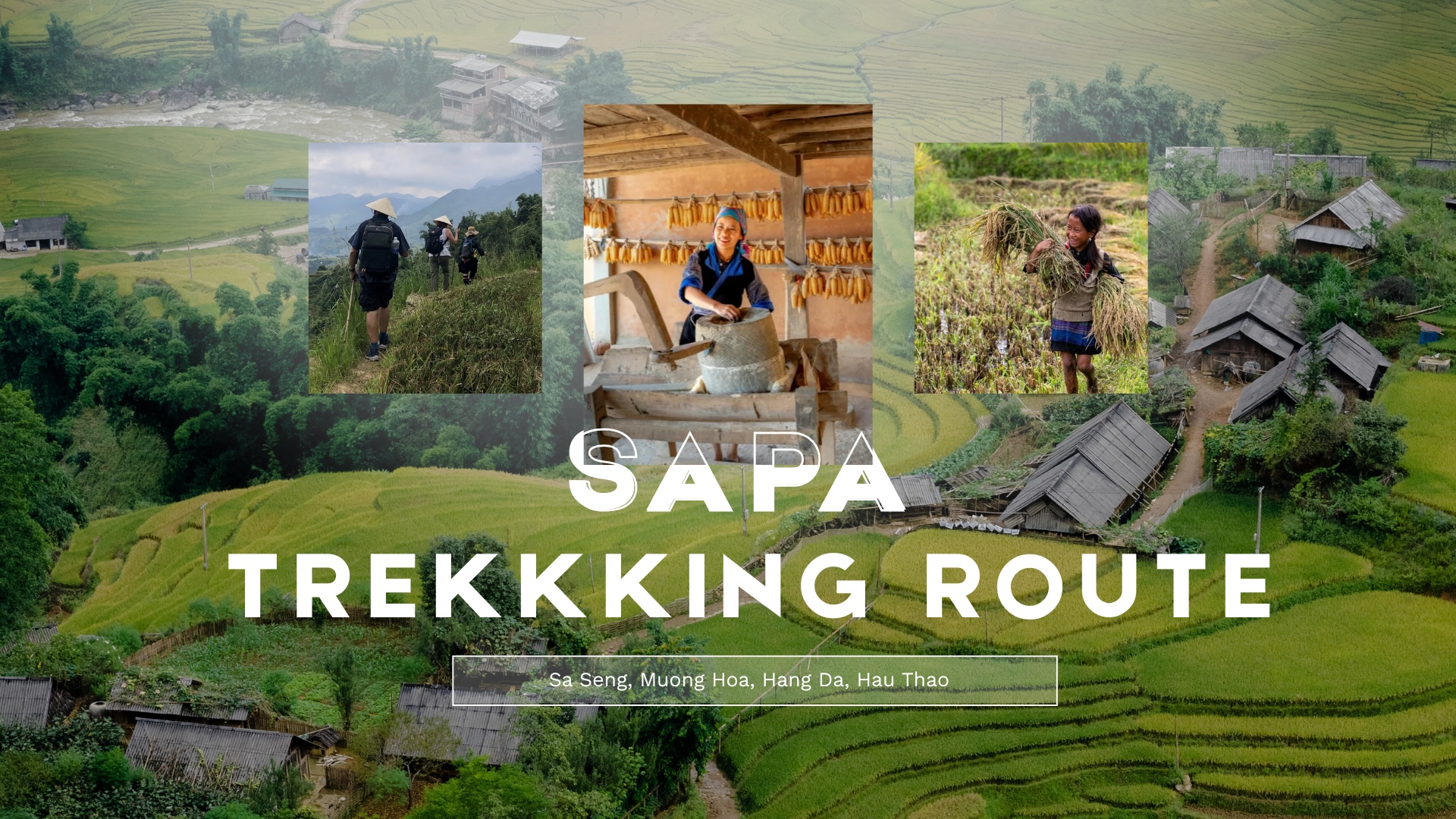 Sapa trekking route