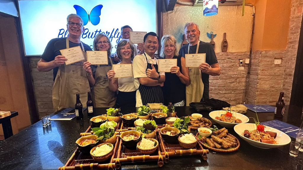 Vietnamese cooking classes at Blue Butterfly Cooking Class in Hanoi