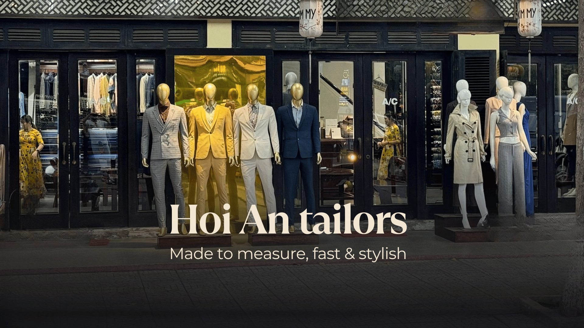 Hoi An tailors: custom-made clothes in 24 hours at affordable prices
