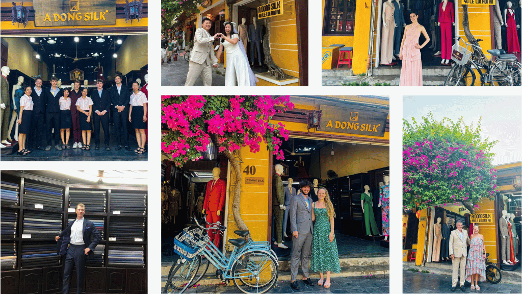 High-quality bespoke clothing at A Dong Silk Tailors Hoi An