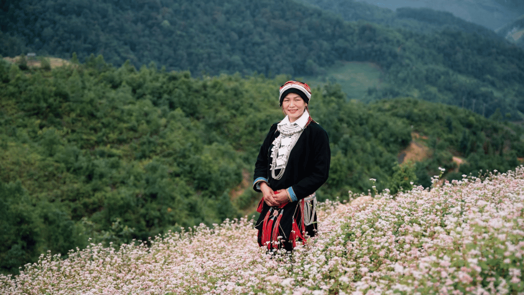 Traditional costumes of the local people in Nam Dam village