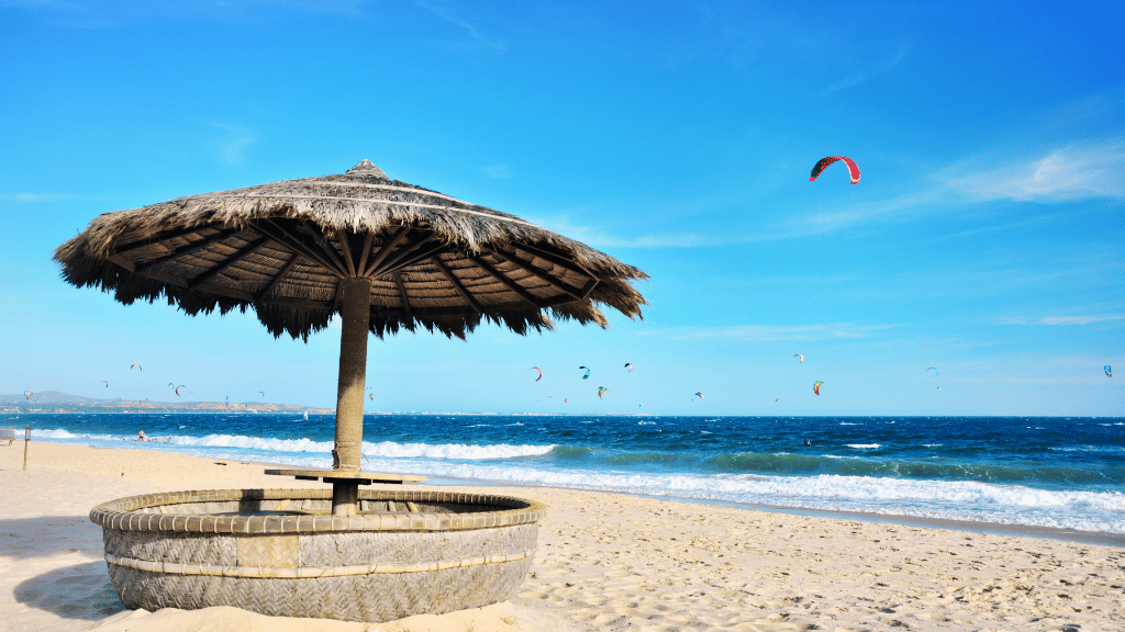Mui Ne beach, a top kitesurfing spot in Vietnam