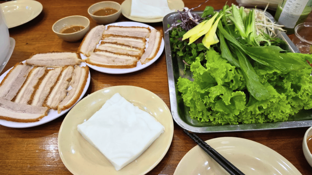 Banh Trang Cuon Thit Heo
