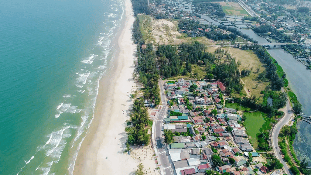 My Khe beach in Quang Ngai, Vietnam