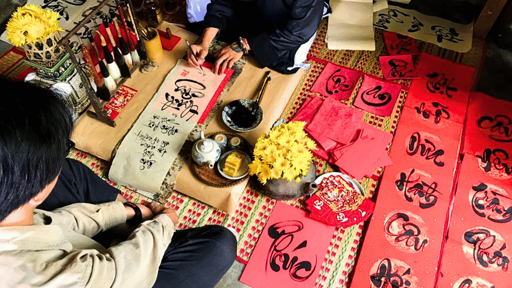 The art of writing chữ Quốc ngữ through Vietnamese calligraphy